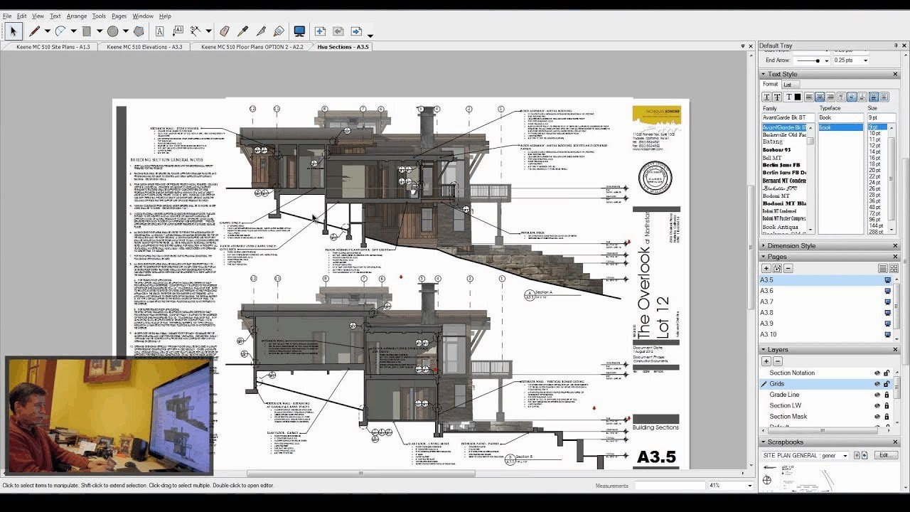 sketchup layout template